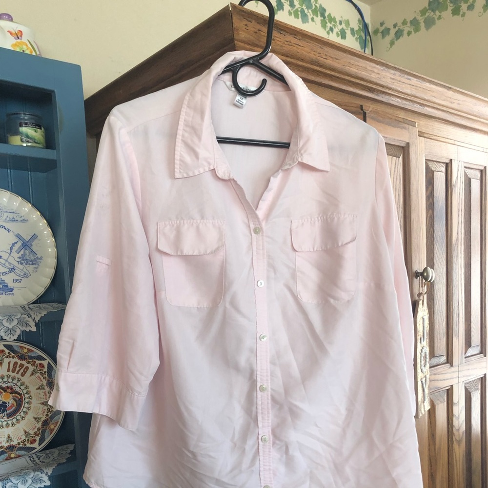 Light pink blouse